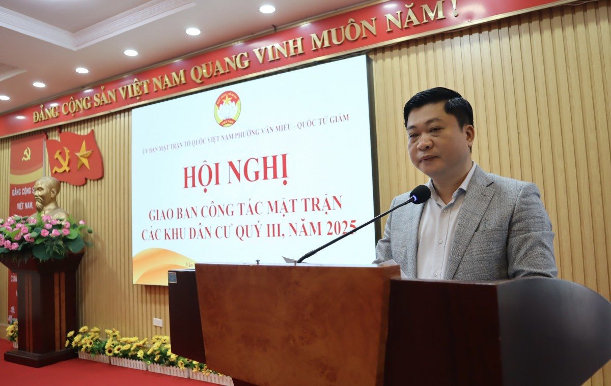 MTTQ phường Văn Miếu - Quốc Tử Giám: Phát huy sức mạnh đại đoàn kết, hướng về cộng đồng