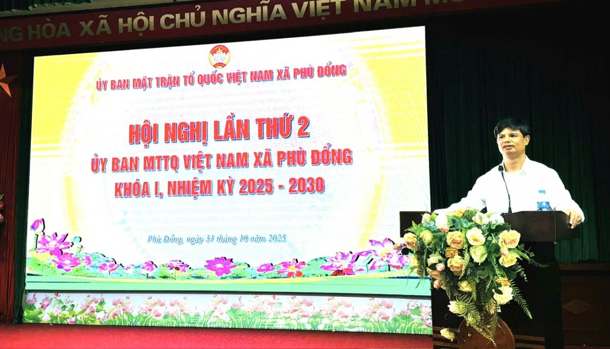 Xã Phù Đổng: Tổ chức Ngày hội Đại đoàn kết toàn dân tộc rộng khắp địa bàn khu dân cư