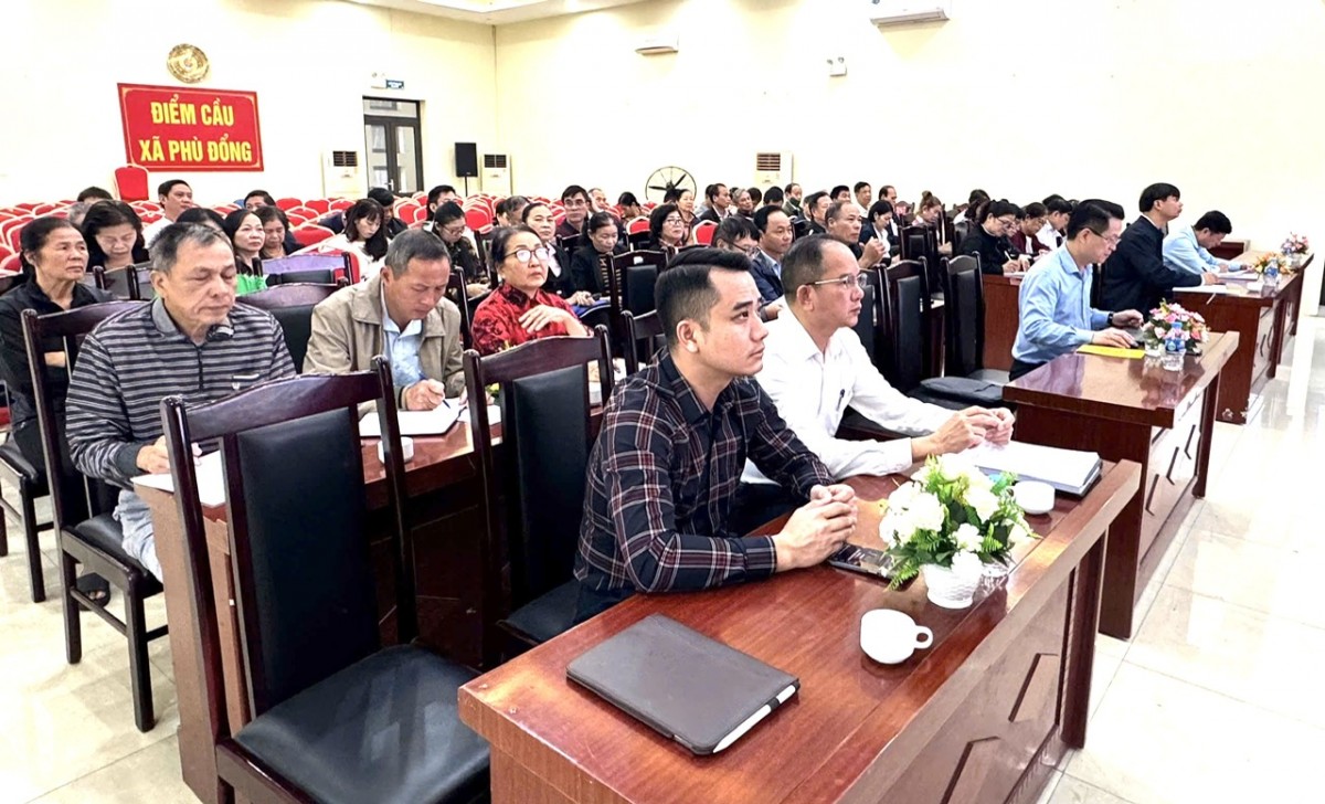 Xã Phù Đổng: Tổ chức Ngày hội Đại đoàn kết toàn dân tộc rộng khắp địa bàn khu dân cư