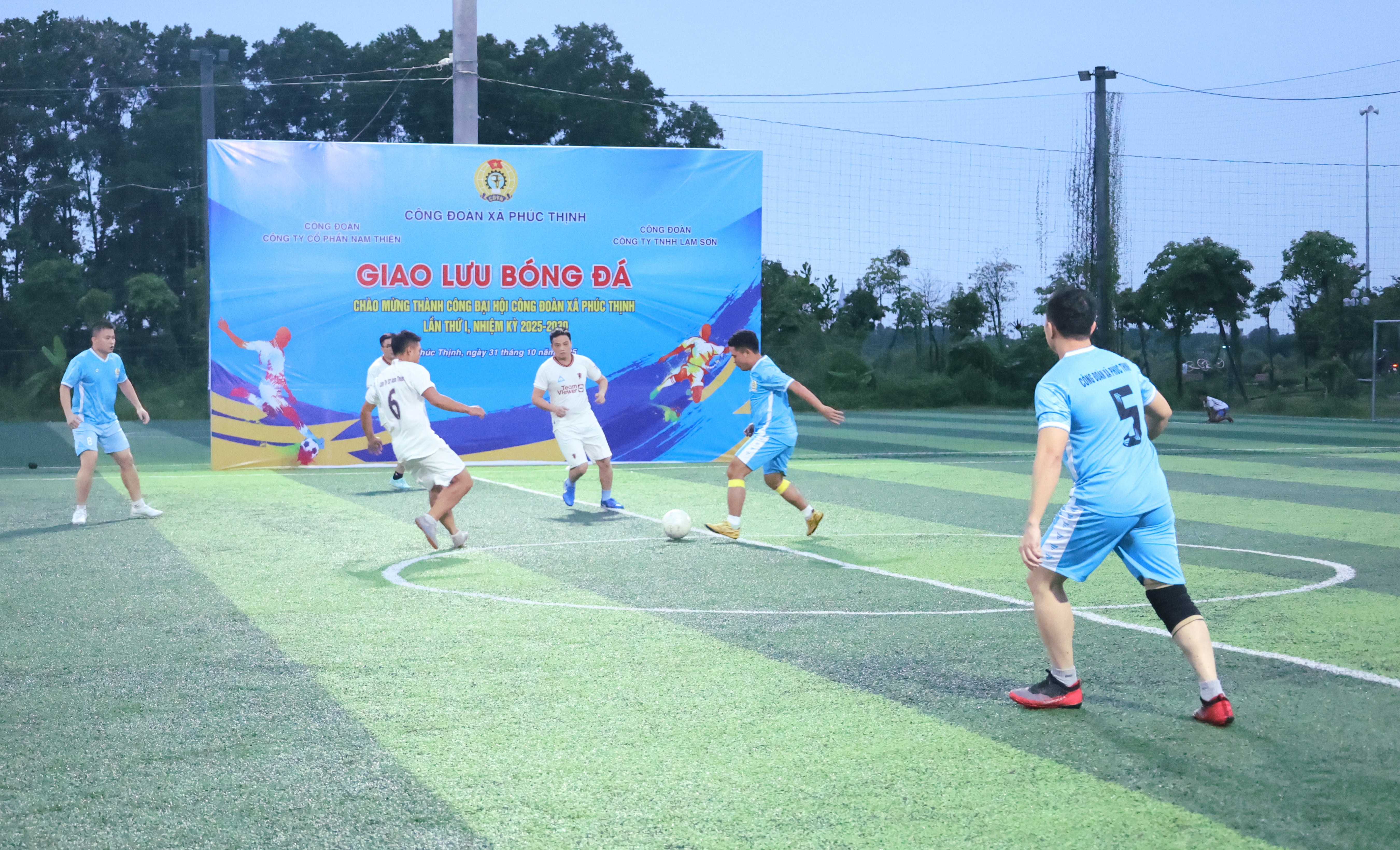 Tổ chức hoạt động thể thao chào mừng thành công Đại hội Công đoàn xã Phúc Thịnh
