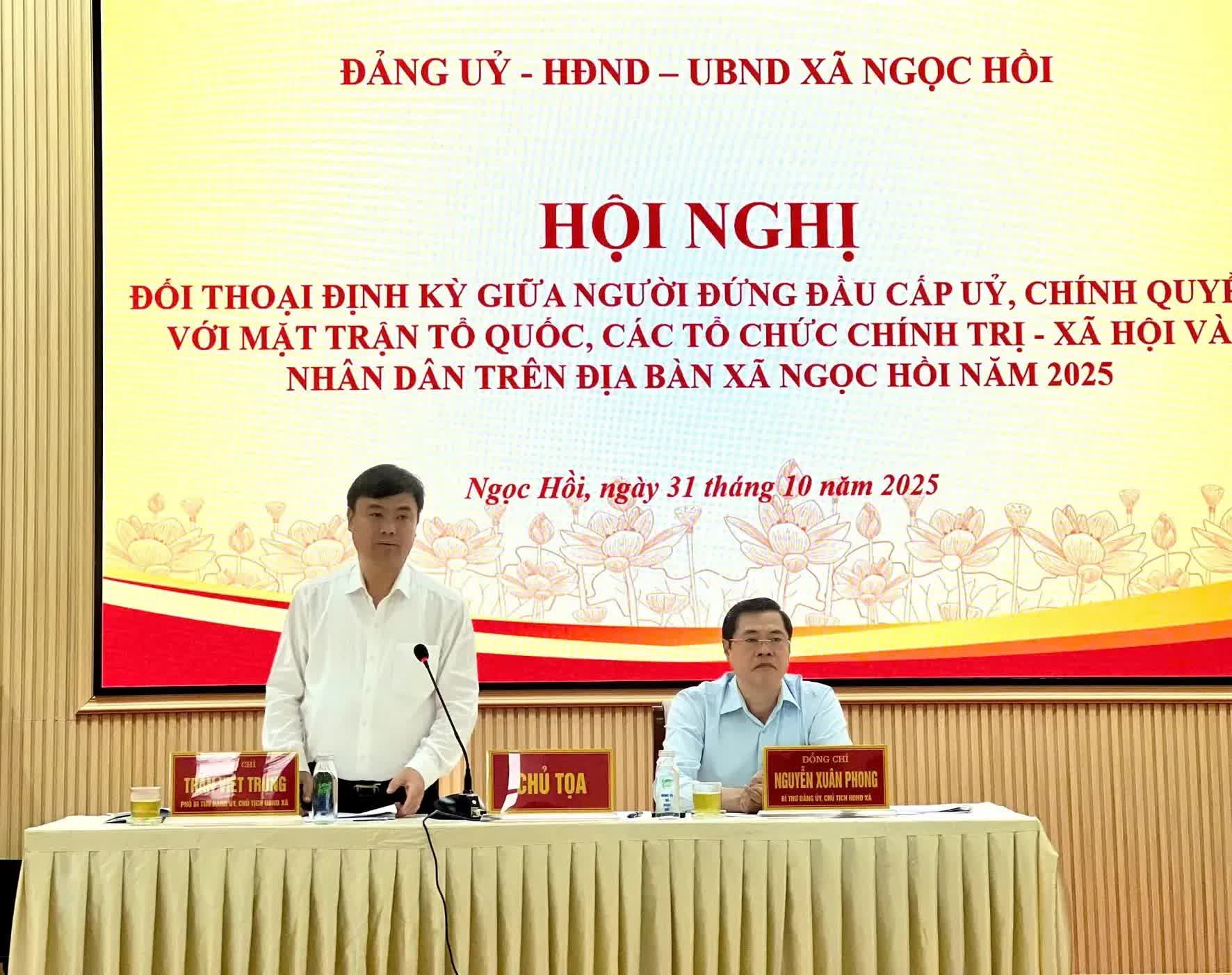 Tăng cường đối thoại, củng cố niềm tin của Nhân dân với chính quyền cơ sở