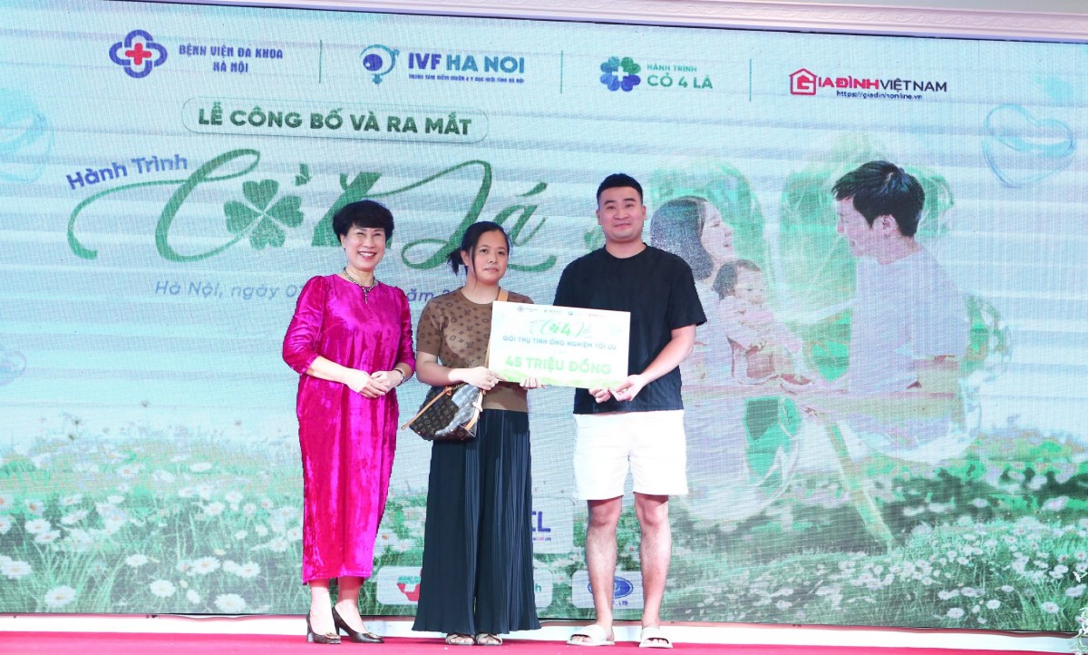 Hành trình Cỏ Bốn Lá”: Trao cơ hội, gieo hy vọng cho những gia đình hiếm muộn Hành trình Cỏ Bốn Lá”: Trao cơ hội, gieo hy vọng cho những gia đình hiếm muộn