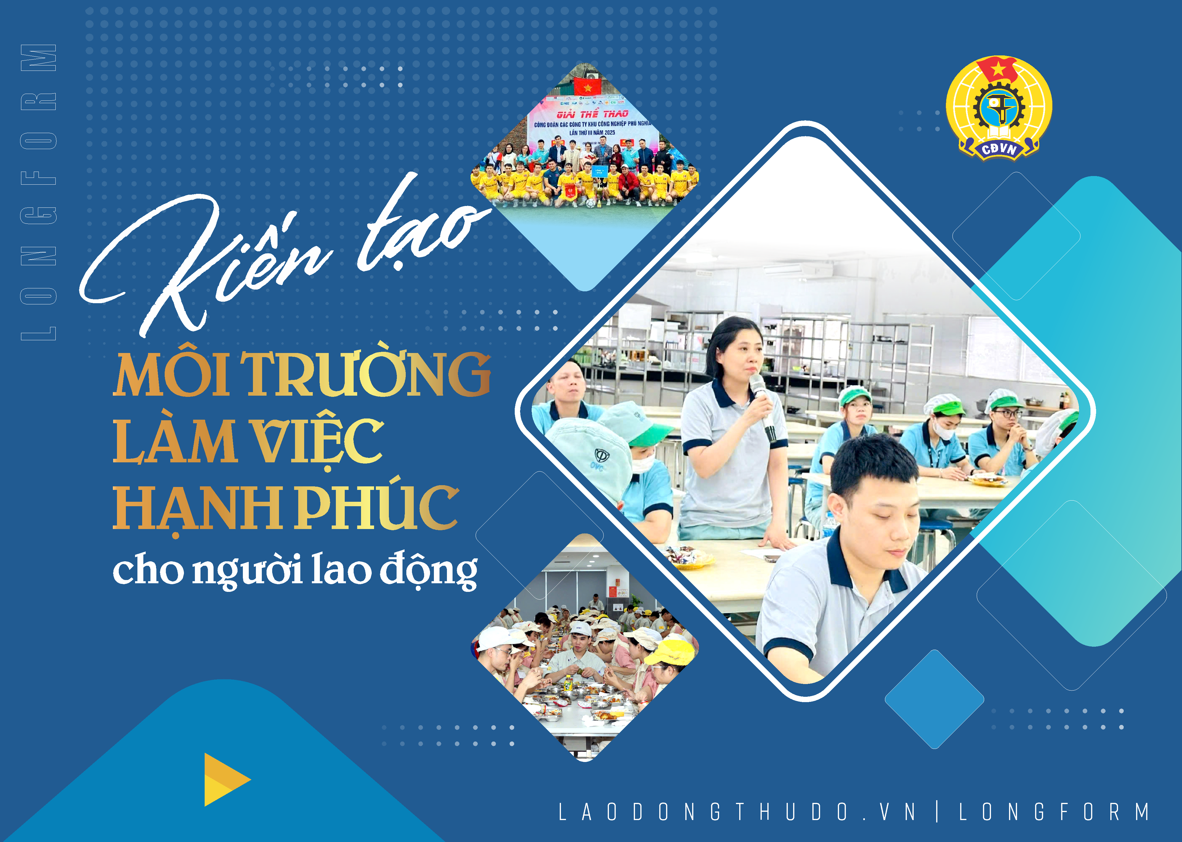Kiến tạo môi trường làm việc hạnh phúc cho người lao động