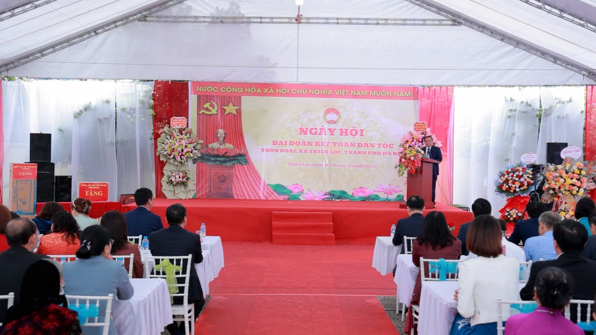 Phát huy sức mạnh đại đoàn kết, xây dựng quê hương Thiên Lộc giàu đẹp, văn minh