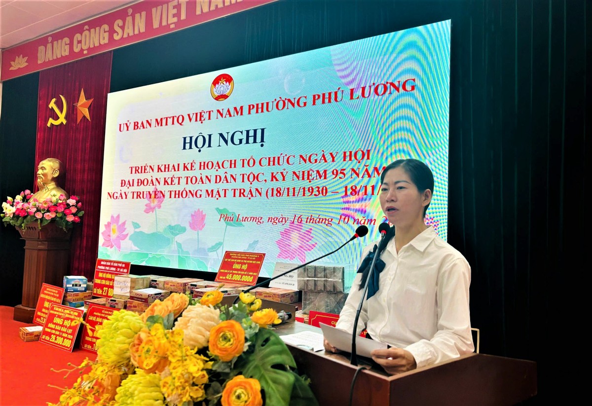 Phường Phú Lương lan toả tinh thần đoàn kết, bồi đắp sức mạnh cộng đồng