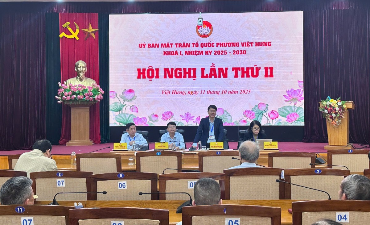 Ủy ban MTTQ Việt Nam phường Việt Hưng triển khai chương trình hành động nhiệm kỳ 2025 - 2030 Ủy ban MTTQ Việt Nam phường Việt Hưng triển khai chương trình hành động nhiệm kỳ 2025 - 2030