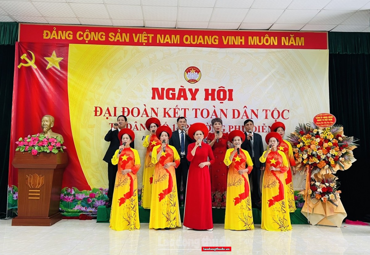 Ấm áp Ngày hội Đại đoàn kết toàn dân tộc phường Phú Diễn