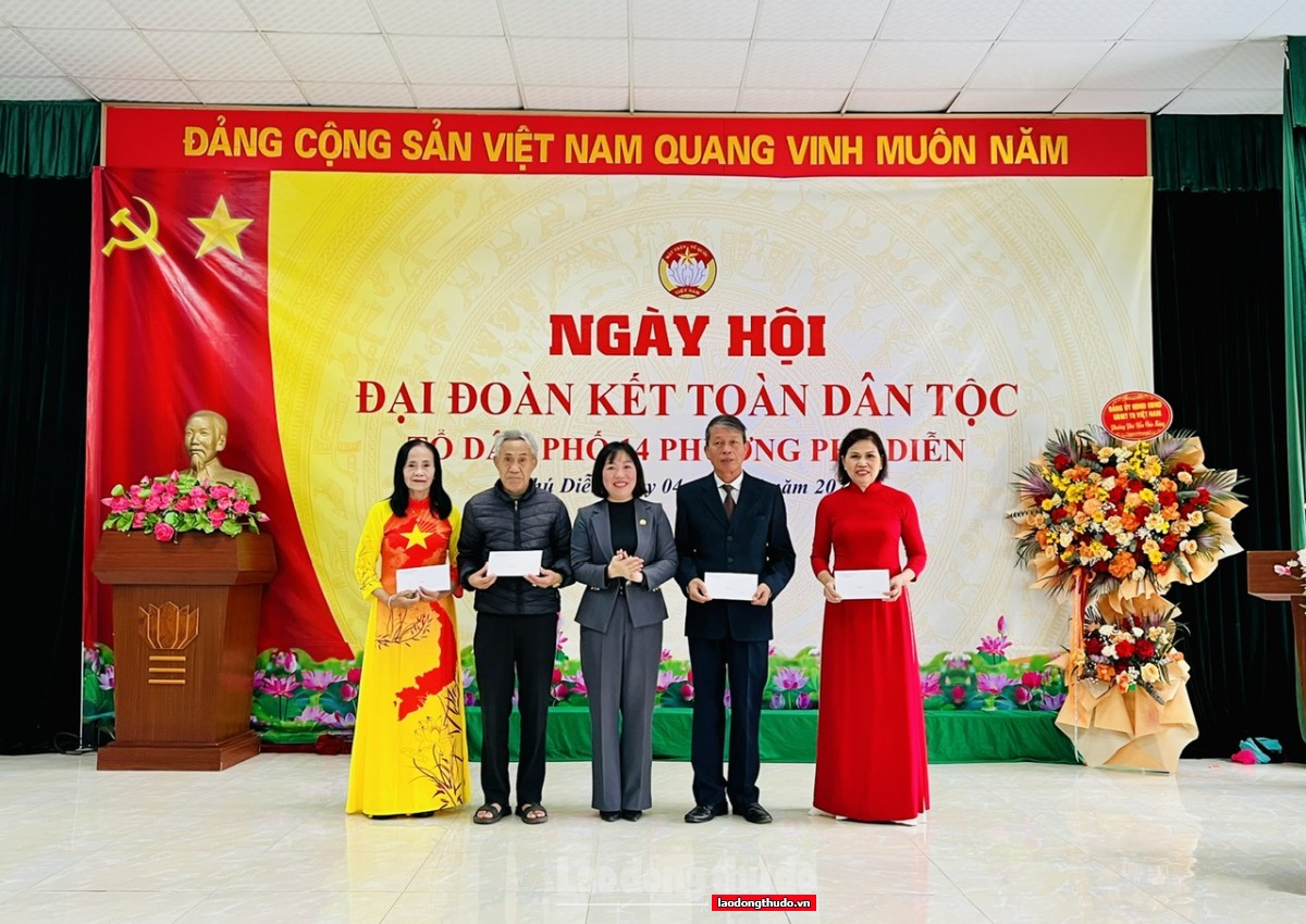 Ấm áp Ngày hội Đại đoàn kết toàn dân tộc phường Phú Diễn