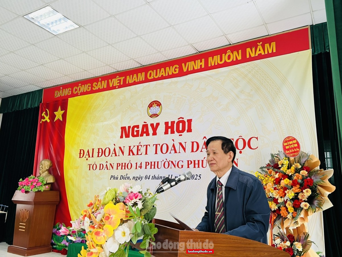 Ấm áp Ngày hội Đại đoàn kết toàn dân tộc phường Phú Diễn