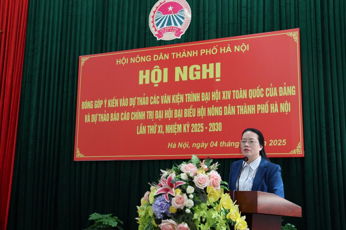 Cán Bộ, Hội Viên Nông Dân Thủ Đô Tâm Huyết, Trách Nhiệm Góp Ý Văn Kiện Đại Hội Đảng Xiv Cán Bộ, Hội Viên Nông Dân Thủ Đô Tâm Huyết, Trách Nhiệm Góp Ý Văn Kiện Đại Hội Đảng Xiv