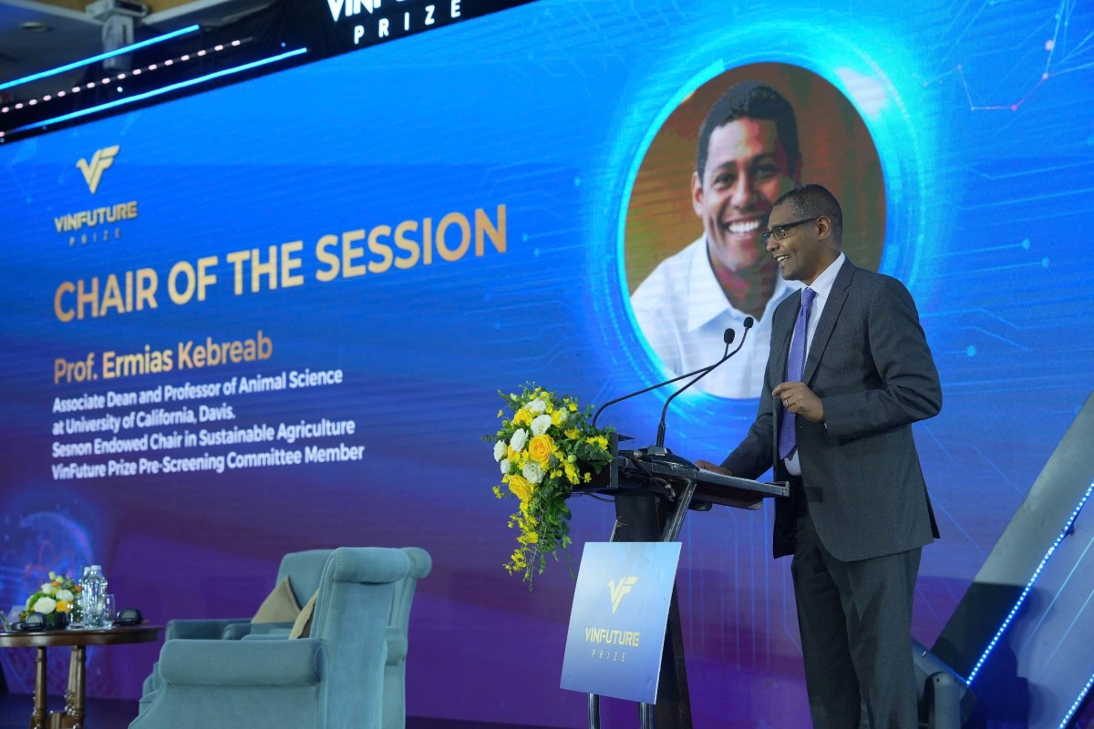GS. Ermias Kebreab: Giải thưởng VinFuture tạo nên không gian đối thoại mở hiếm thấy GS. Ermias Kebreab: Giải thưởng VinFuture tạo nên không gian đối thoại mở hiếm thấy