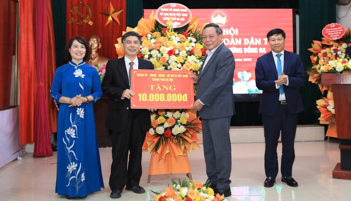 Phát huy truyền thống đại đoàn kết, xây dựng phường Đống Đa văn minh, hiện đại