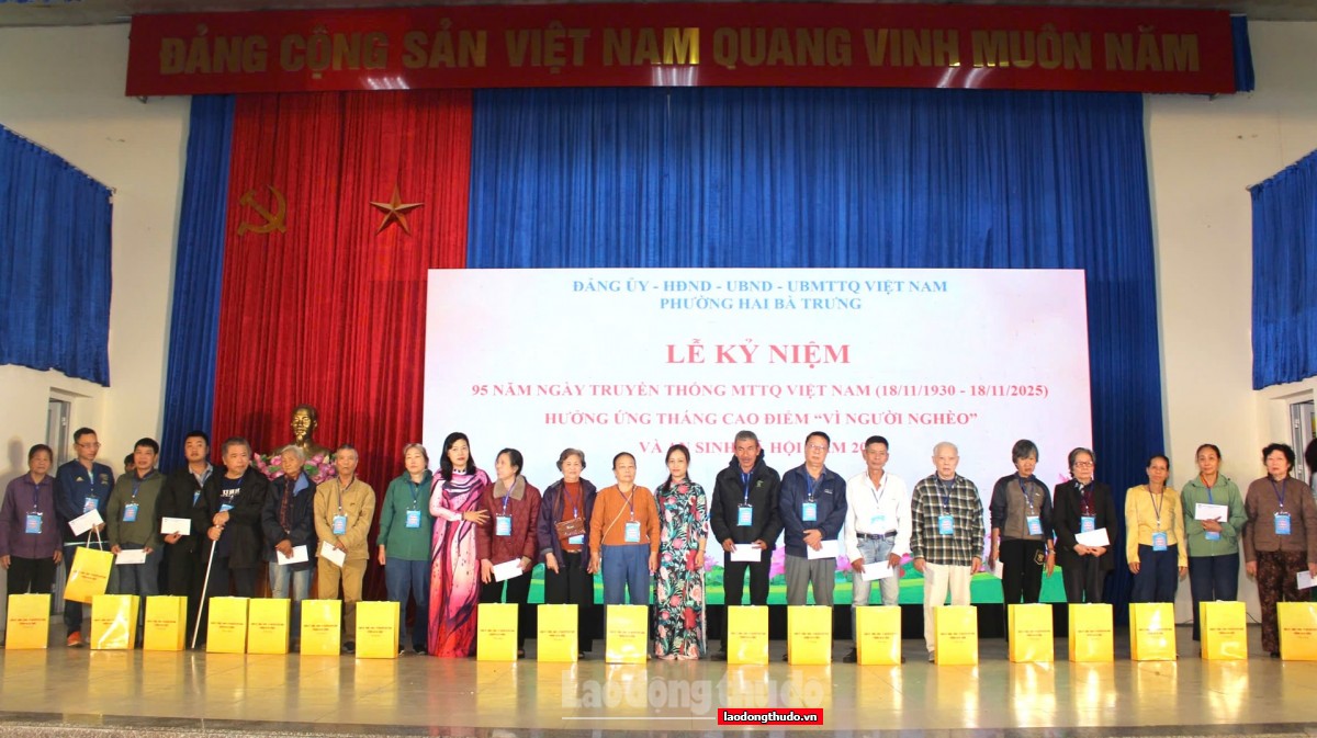 Phường Hai Bà Trưng: Hưởng ứng Tháng cao điểm “Vì người nghèo” và an sinh xã hội năm 2025