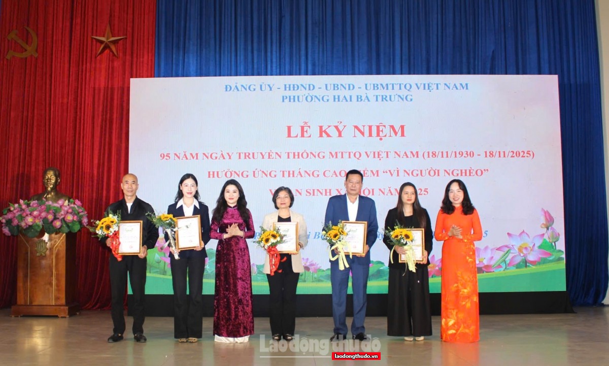 Phường Hai Bà Trưng: Hưởng ứng Tháng cao điểm “Vì người nghèo” và an sinh xã hội năm 2025