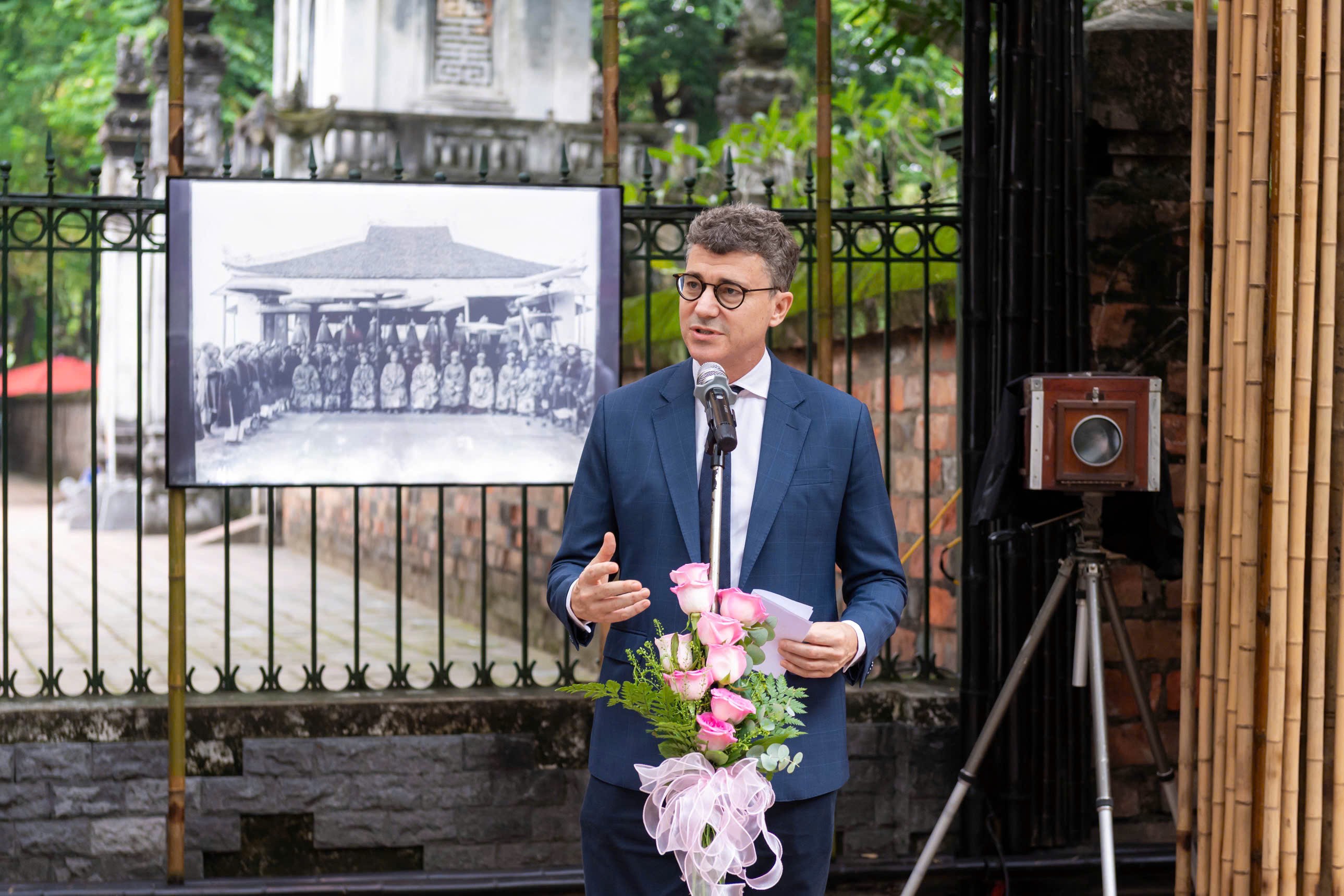 Độc đáo không gian tre tái hiện Khoa thi Hương cuối thế kỷ XIX