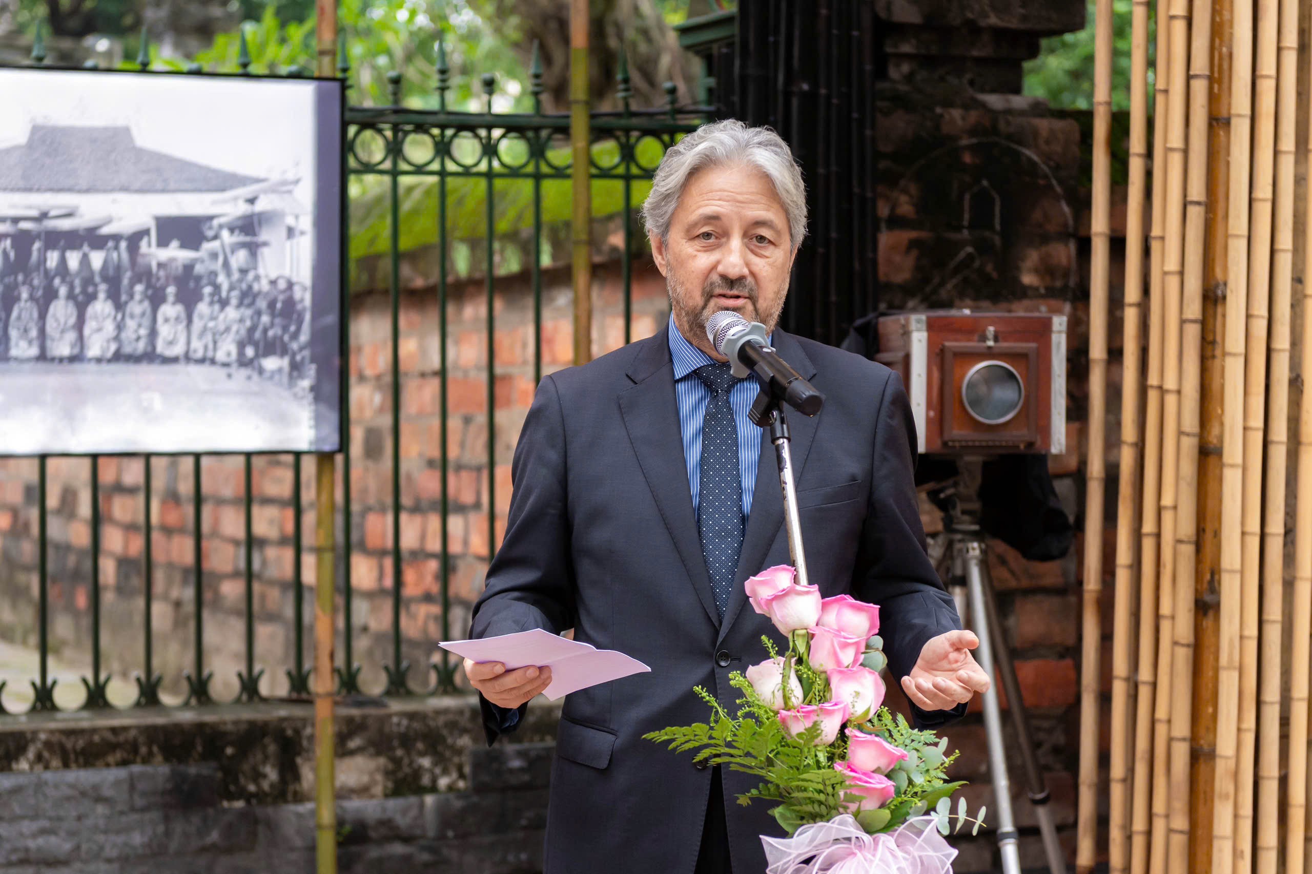 Độc đáo không gian tre tái hiện Khoa thi Hương cuối thế kỷ XIX