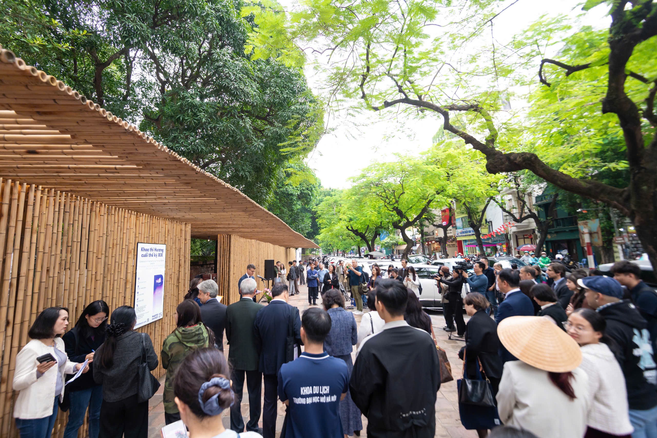 Độc đáo không gian tre tái hiện Khoa thi Hương cuối thế kỷ XIX