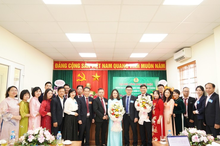 Đại hội Công đoàn bộ phận Phòng giao dịch Ngân hàng Chính sách xã hội Chương Mỹ thành công tốt đẹp