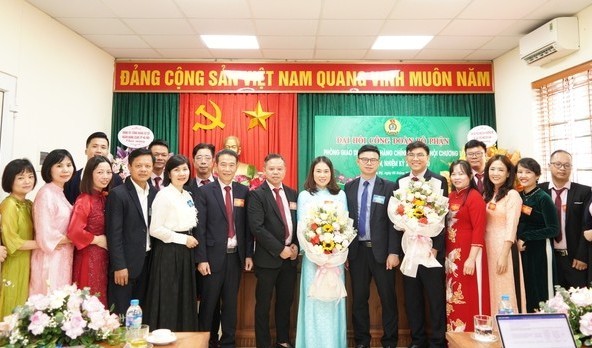Đại hội Công đoàn bộ phận Phòng giao dịch Ngân hàng Chính sách xã hội Chương Mỹ thành công tốt đẹp