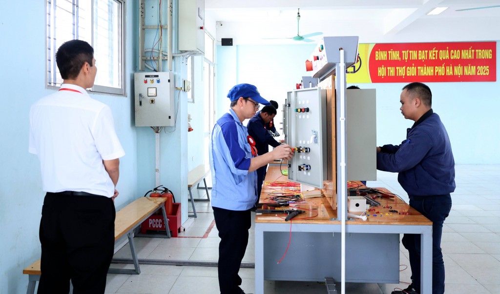 112 thí sinh đạt giải tại Hội thi thợ giỏi thành phố Hà Nội năm 2025