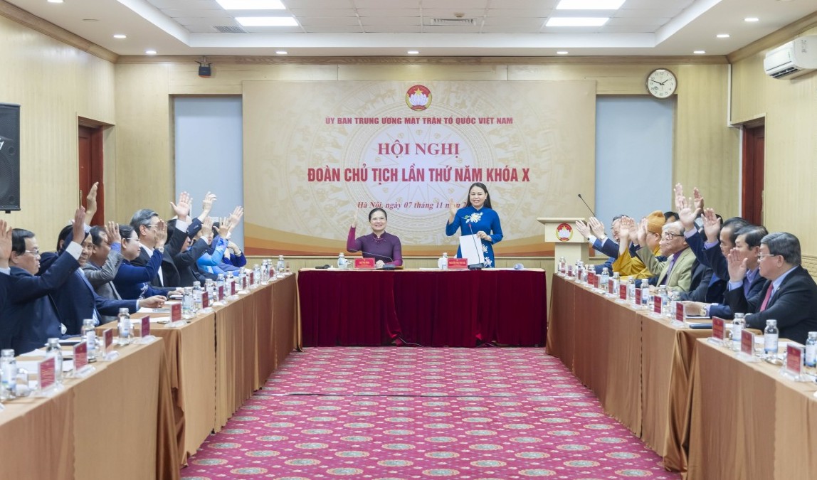 Hội nghị Đoàn Chủ tịch Ủy ban Trung ương MTTQ Việt Nam lần thứ năm, khóa X