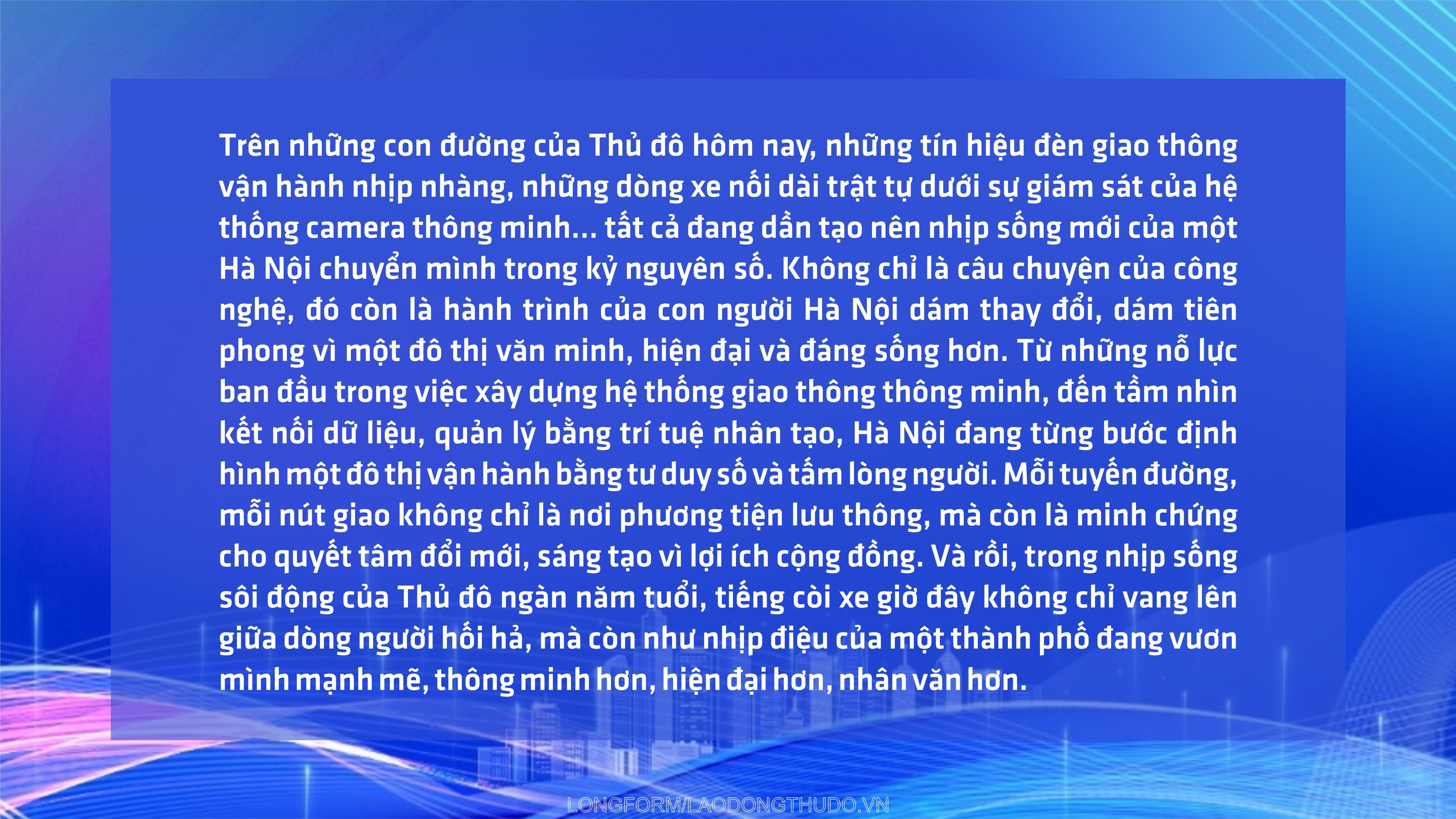 Ứng dụng khoa học công nghệ để xây dựng Hà Nội văn minh