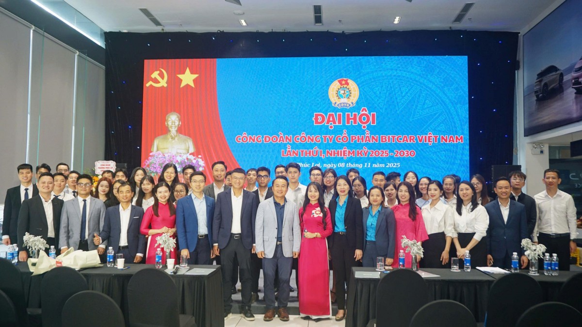 Đại hội Công đoàn Công ty cổ phần Bitcar Việt Nam lần thứ I: Dấu mốc mới trong hành trình phát triển