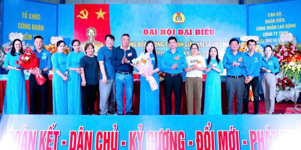 Đại hội Công đoàn Công ty TNHH Giầy Aresa Việt Nam nhiệm kỳ 2025-2030