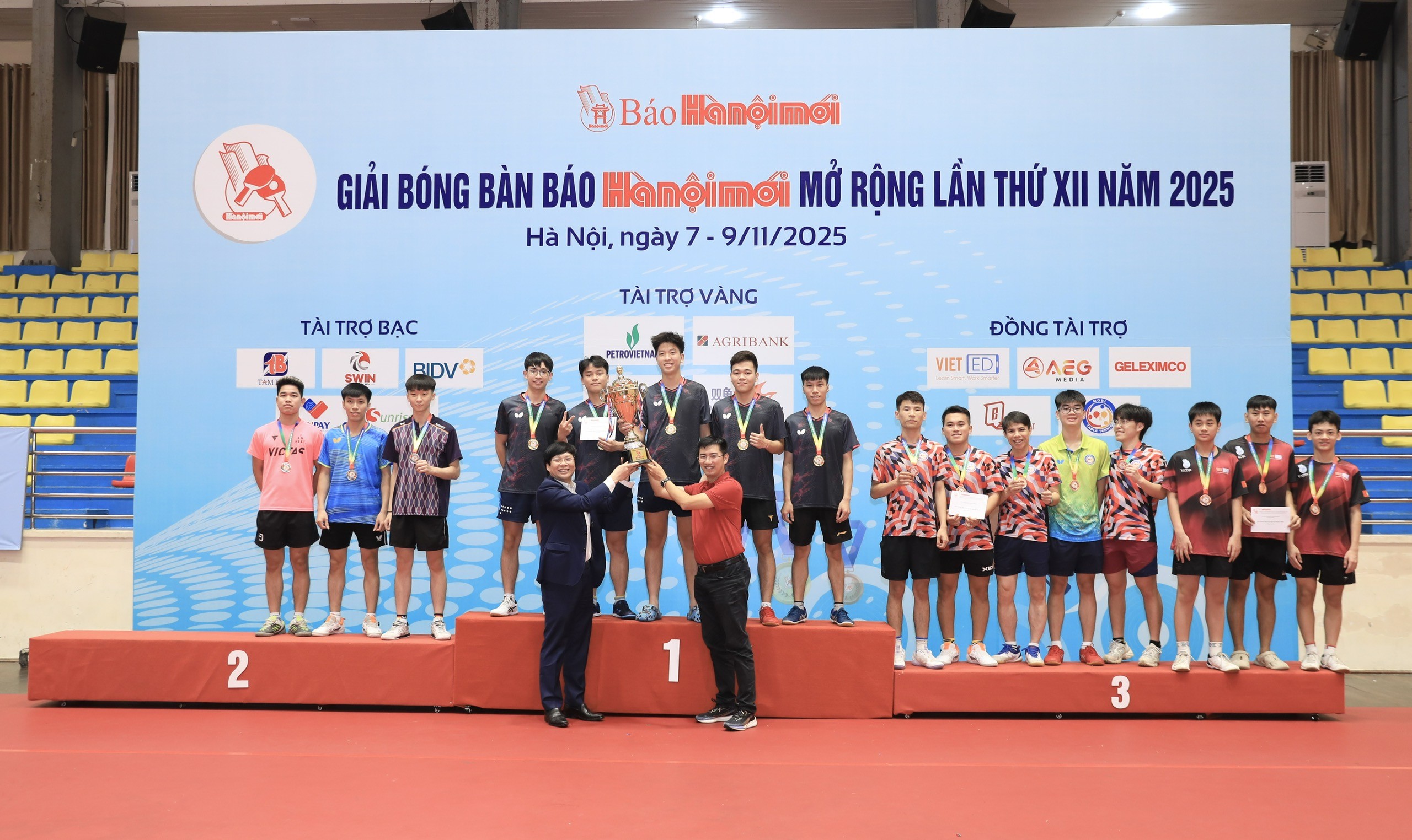 Giải Bóng bàn Báo Hànộimới mở rộng lần thứ XII năm 2025: Mãn nhãn những trận so tài đỉnh cao