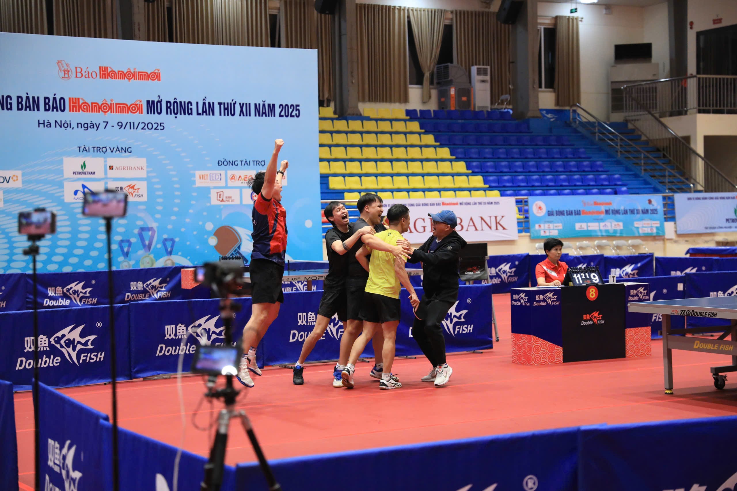 Giải Bóng bàn Báo Hànộimới mở rộng lần thứ XII năm 2025: Mãn nhãn những trận so tài đỉnh cao