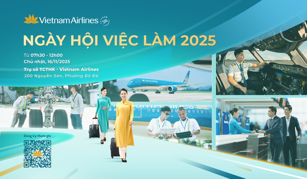 Cất cánh sự nghiệp cùng Vietnam Airlines tại Ngày hội việc làm 2025