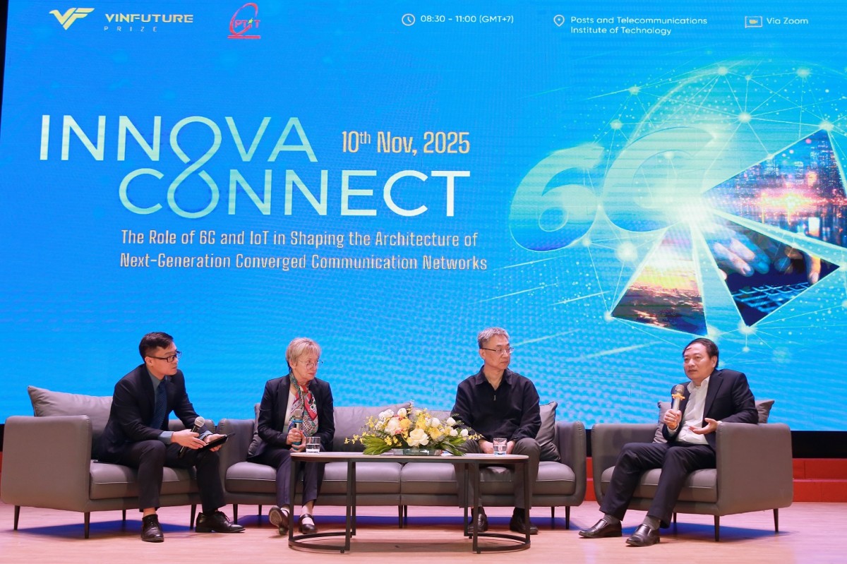 VinFuture thúc đẩy hợp tác nghiên cứu về 6G và IoT: Hướng tới mạng truyền thông hỗn hợp thế hệ mới VinFuture thúc đẩy hợp tác nghiên cứu về 6G và IoT: Hướng tới mạng truyền thông hỗn hợp thế hệ mới