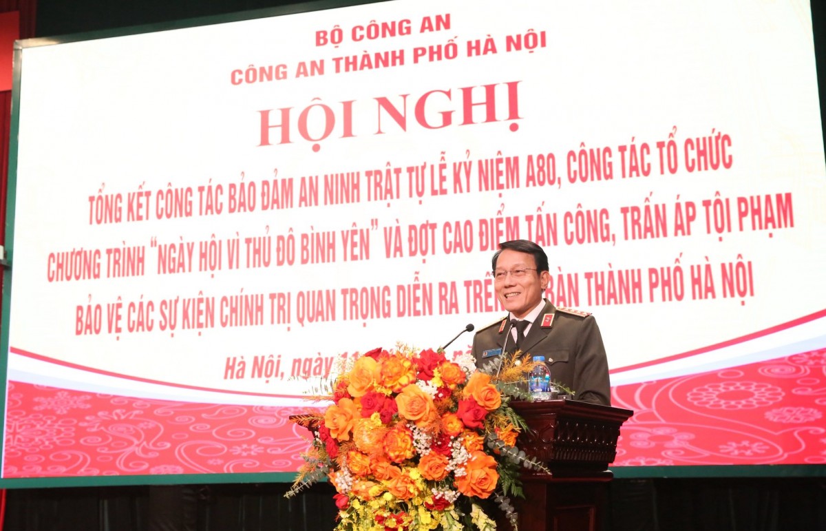 Bộ Trưởng Lương Tam Quang Biểu Dương Công An Hà Nội Vì Đảm Bảo An Ninh Tuyệt Đối Quốc Khánh 2/9
