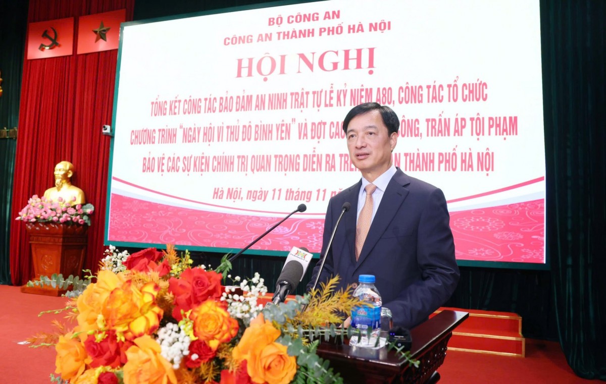 Bộ Trưởng Lương Tam Quang Biểu Dương Công An Hà Nội Vì Đảm Bảo An Ninh Tuyệt Đối Quốc Khánh 2/9