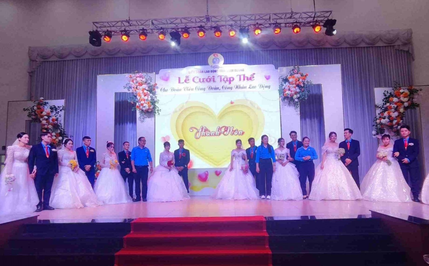 LĐLĐ tỉnh Nghệ An sẽ tặng nhẫn cưới vàng cho các cặp đôi trong Lễ cưới tập thể năm 2025