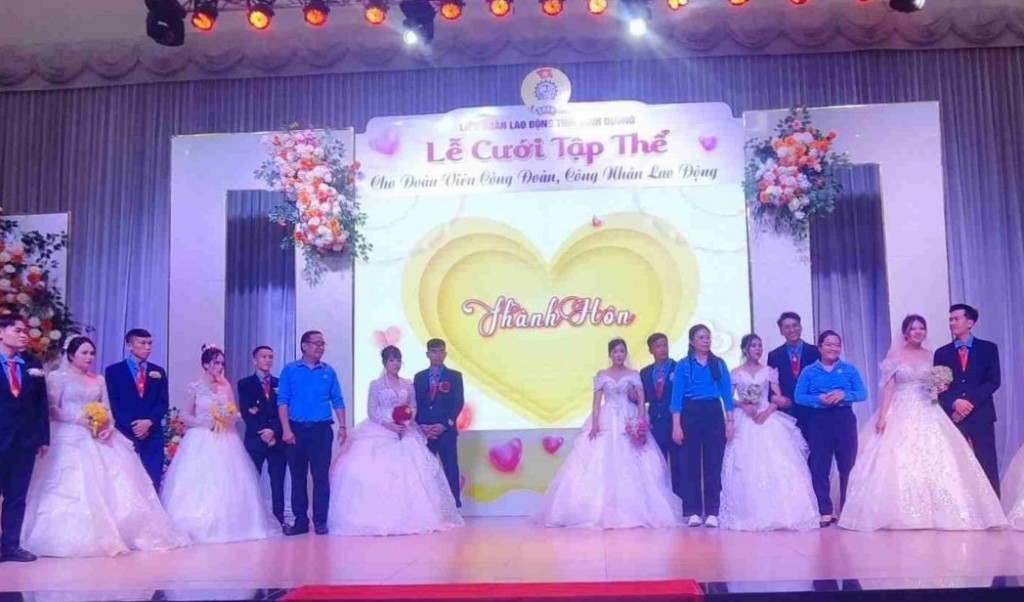 LĐLĐ tỉnh Nghệ An sẽ tặng nhẫn cưới vàng cho các cặp đôi trong Lễ cưới tập thể năm 2025