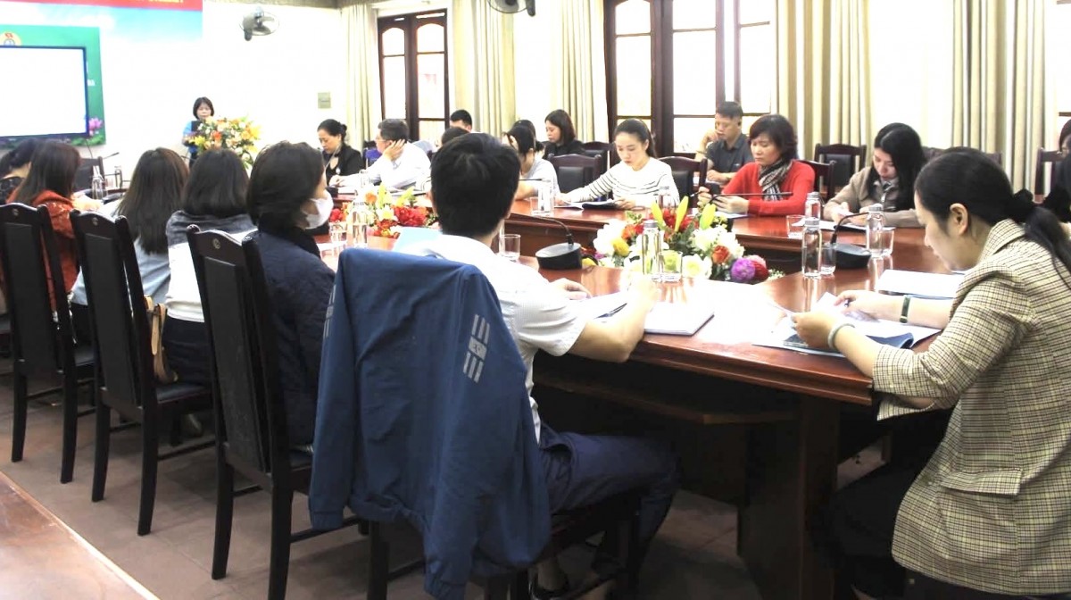 Công đoàn phường Văn Miếu - Quốc Tử Giám hướng dẫn tổ chức Đại hội Công đoàn cơ sở