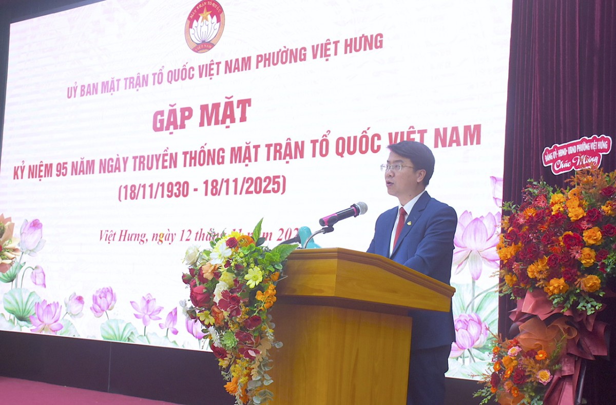 Ủy ban MTTQ Việt Nam phường Việt Hưng tiếp tục lan tỏa tinh thần đại đoàn kết