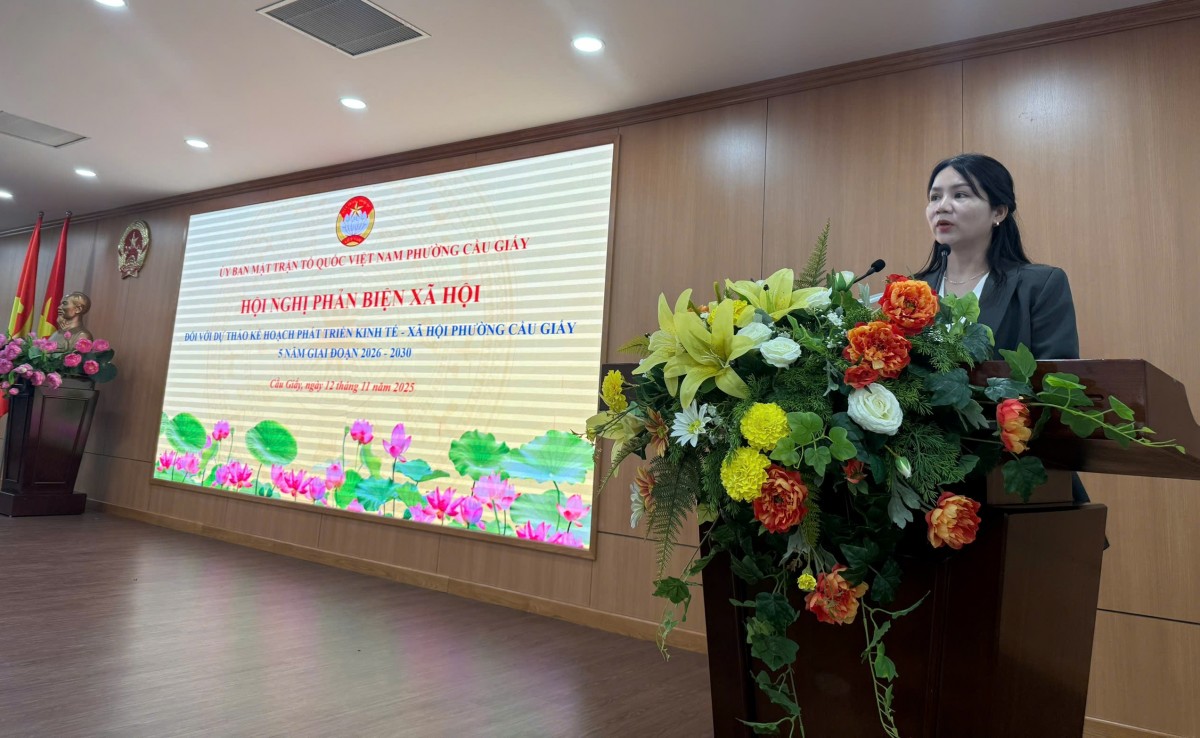 Cầu Giấy: Phát huy trí tuệ Nhân dân trong xây dựng kế hoạch phát triển giai đoạn mới