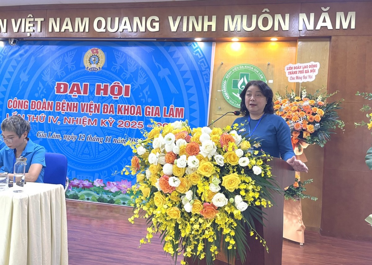 Công đoàn đồng hành xây dựng Bệnh viện Đa khoa Gia Lâm ngày càng phát triển