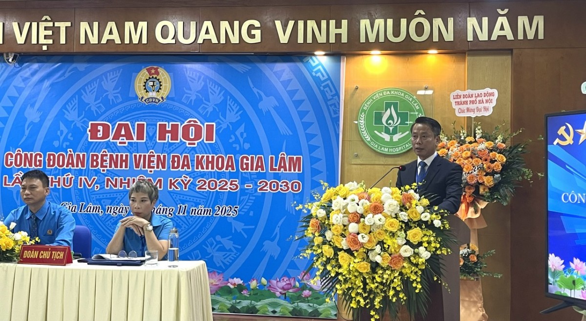Công đoàn đồng hành xây dựng Bệnh viện Đa khoa Gia Lâm ngày càng phát triển