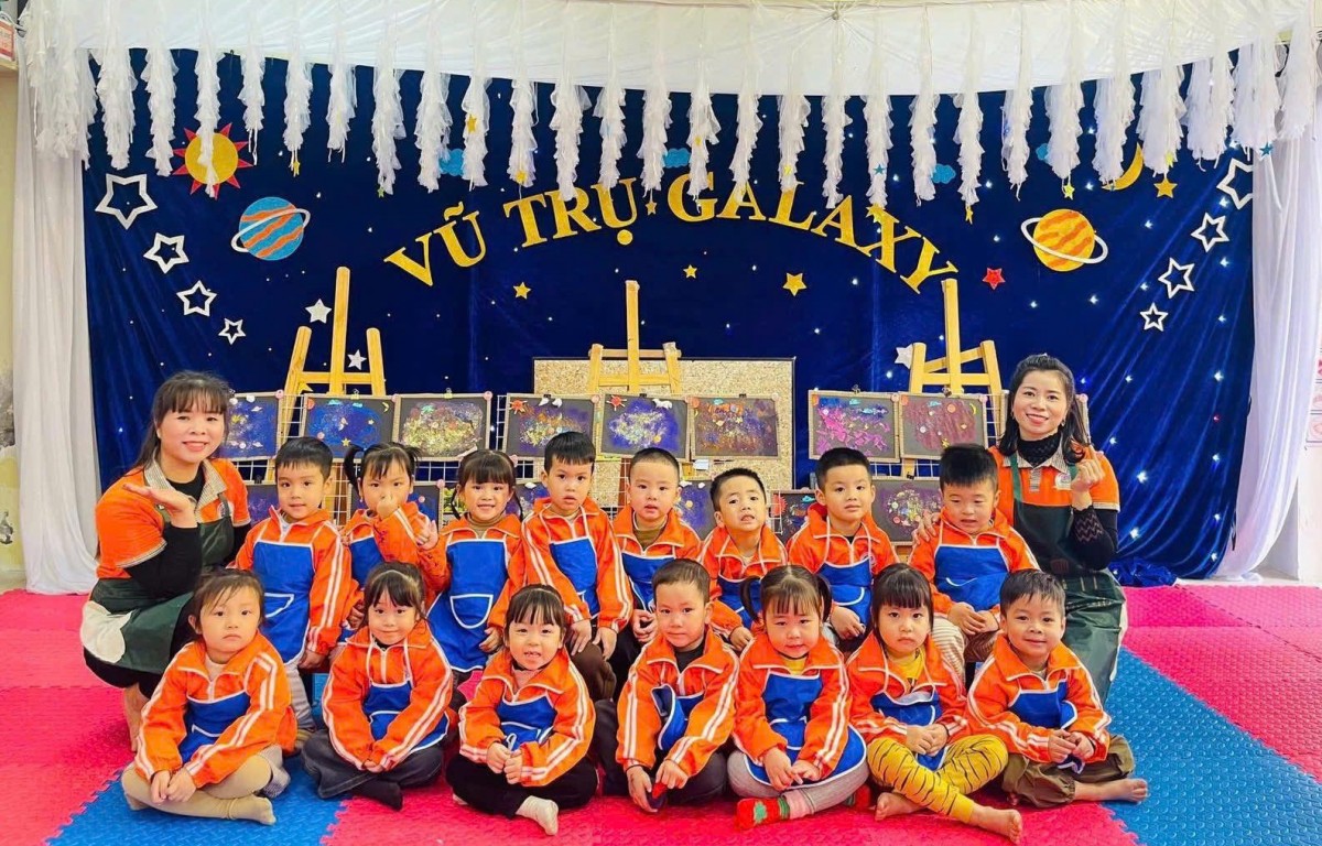 Công đoàn Trường Mầm non Vạn Điểm phát huy vai trò nòng cốt trong các phong trào thi đua