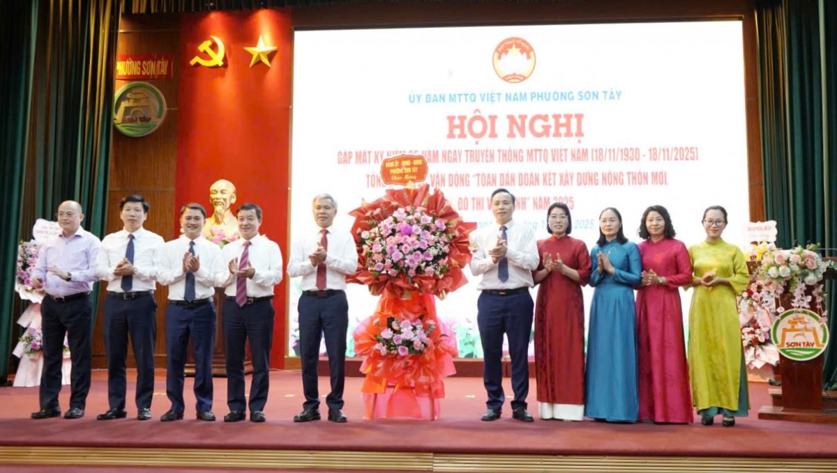 Lan tỏa tinh thần đại đoàn kết từ phường Sơn Tây