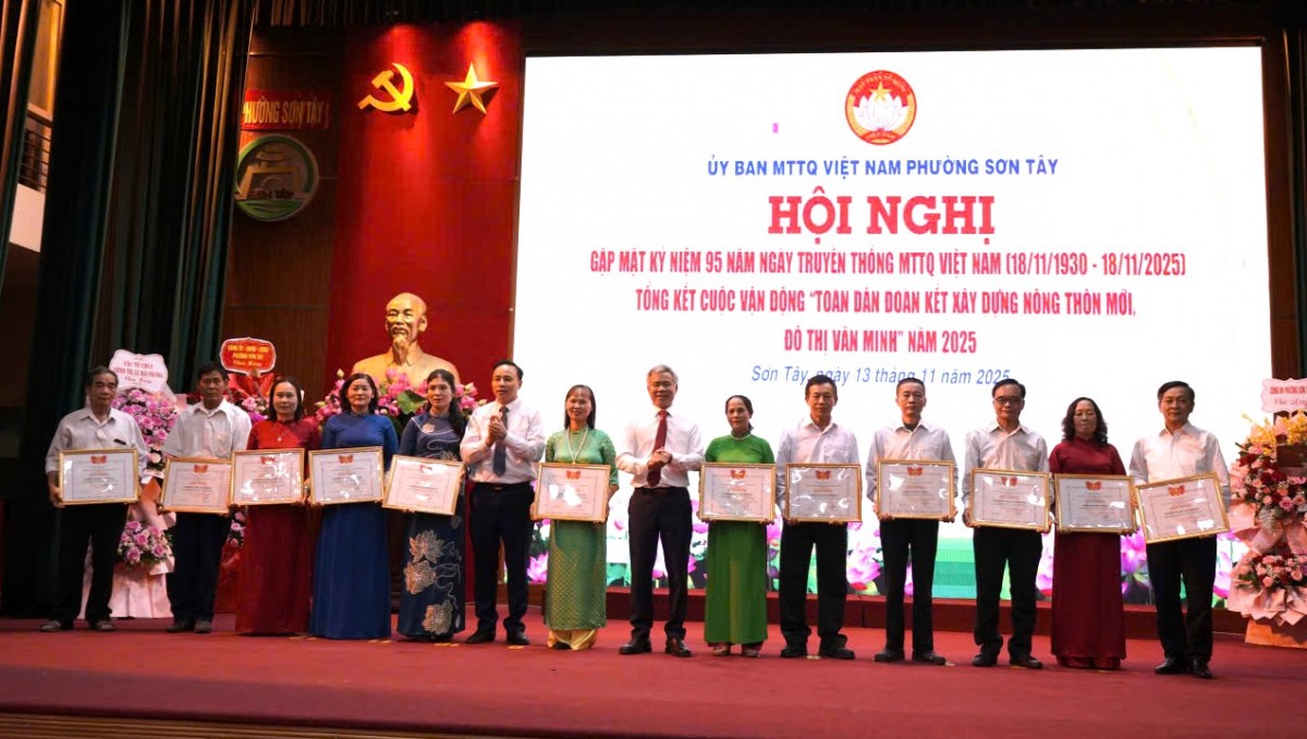 Lan tỏa tinh thần đại đoàn kết từ phường Sơn Tây