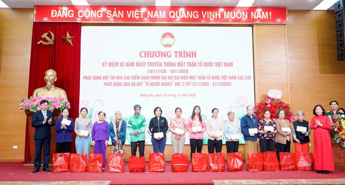 MTTQ phường Đống Đa phát động ủng hộ Quỹ “Vì người nghèo” đợt 2