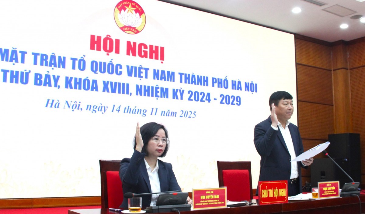 Thông qua các nội dung trình Đại hội MTTQ Việt Nam thành phố Hà Nội khóa XVIII