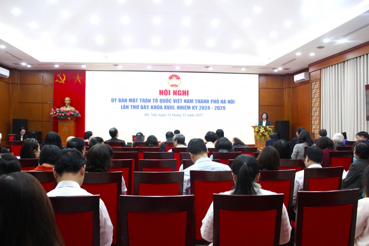 Thông qua các nội dung trình Đại hội MTTQ Việt Nam TP Hà Nội khóa XVIII, nhiệm kỳ 2025 - 2030