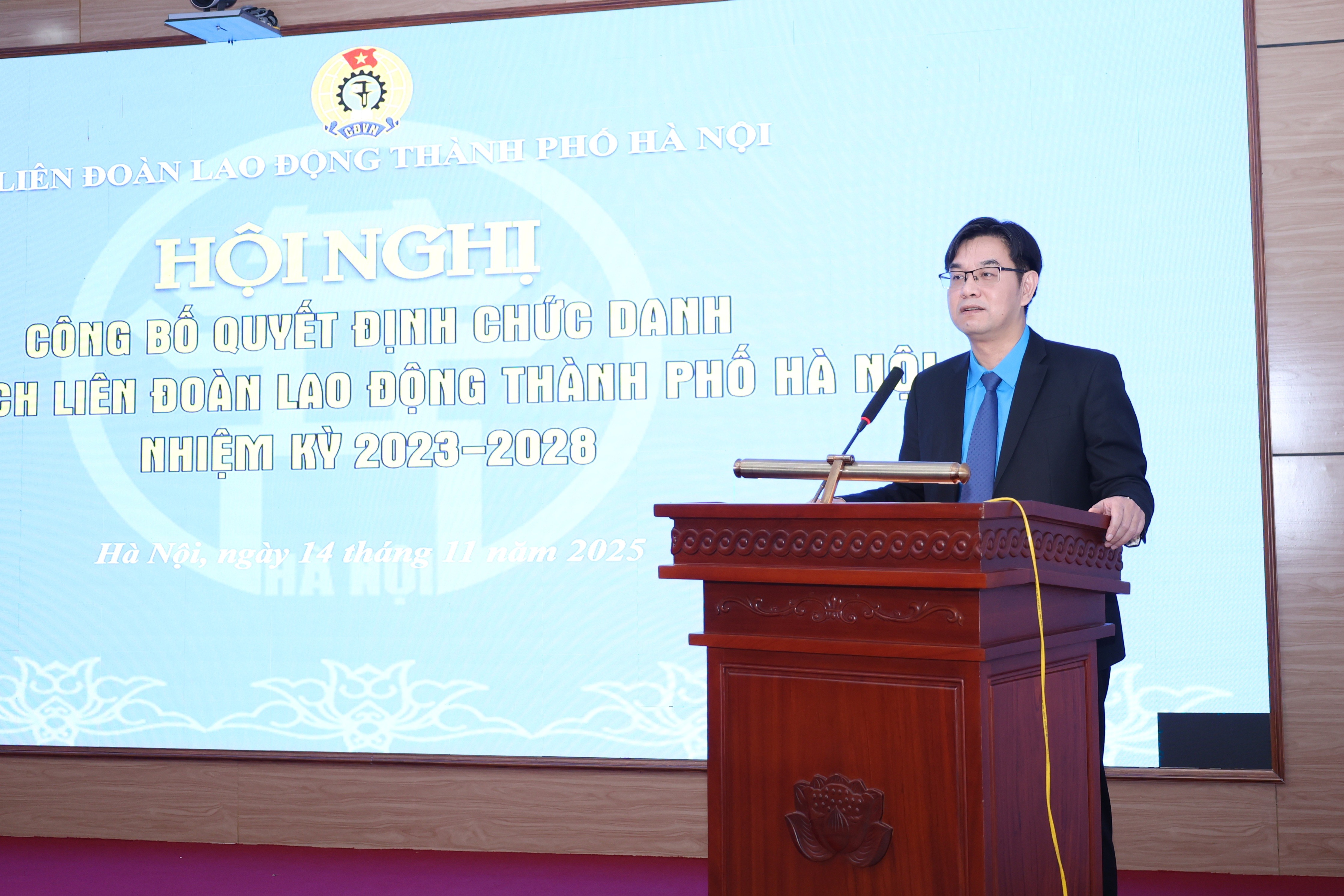 Đồng chí Nguyễn Văn Thắng giữ chức Chủ tịch LĐLĐ thành phố Hà Nội