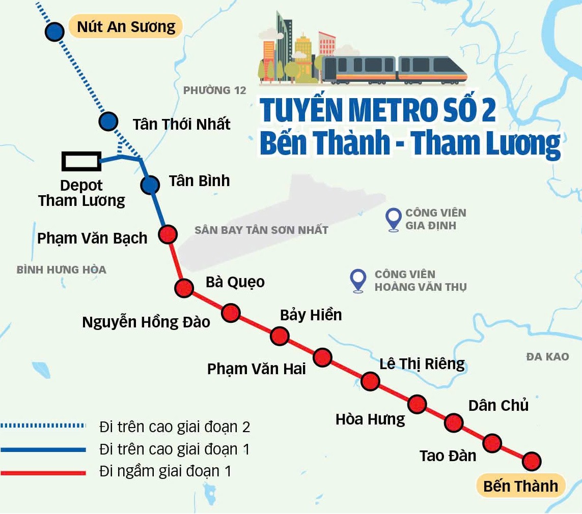 Đẩy nhanh tiến độ tuyến metro số 2