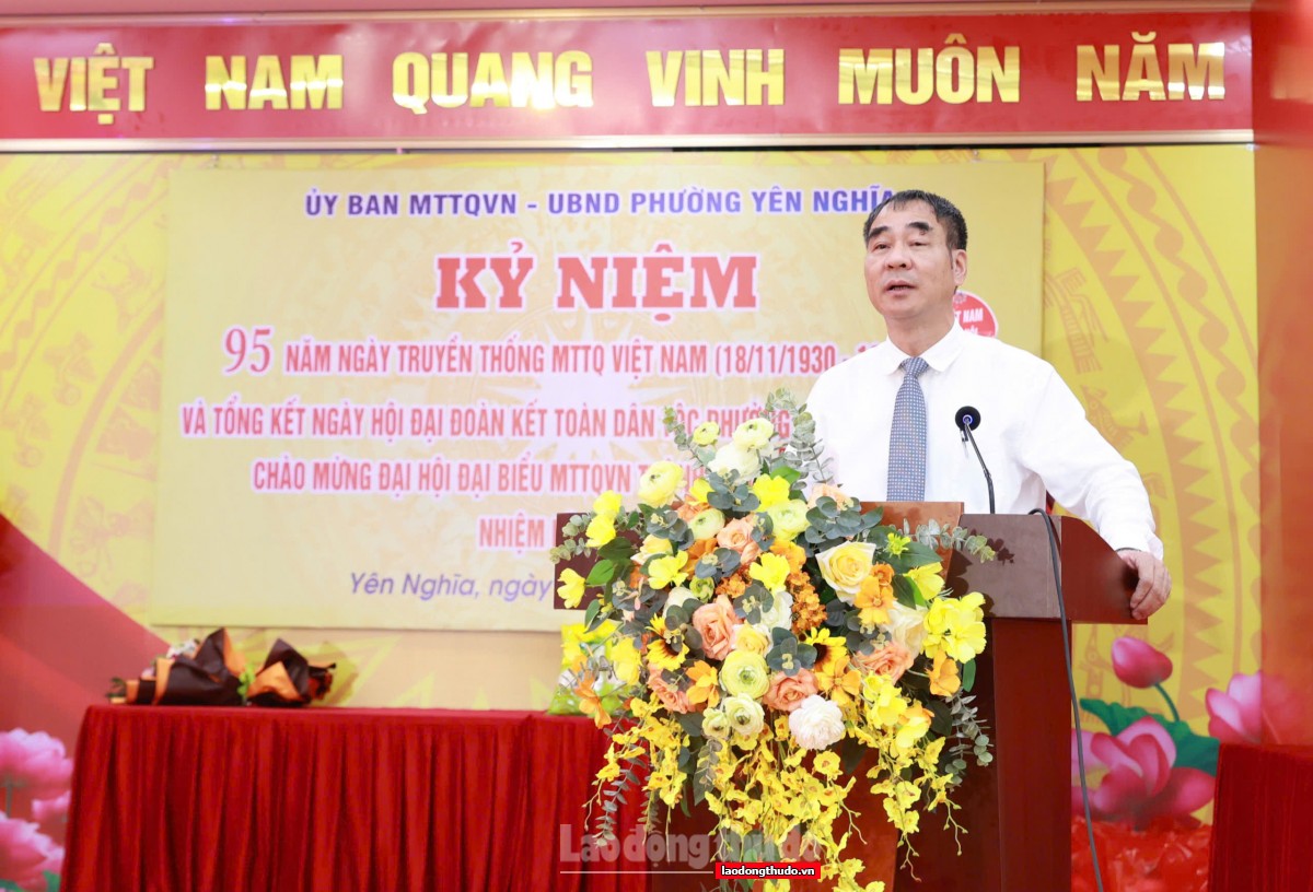 Yên Nghĩa phát huy sức mạnh đại đoàn kết, lan tỏa phong trào xây dựng đời sống văn hóa Yên Nghĩa phát huy sức mạnh đại đoàn kết, lan tỏa phong trào xây dựng đời sống văn hóa